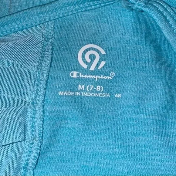 Kid's Vibrant Aqua Sleeveless Athletic Tank Top - Picture 8 of 8